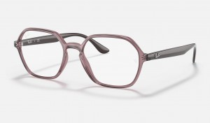 Ray Ban RB4361 Optics Men's Eyeglasses Purple | 93714-RBDL