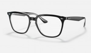 Ray Ban RB4362 Optics Men's Eyeglasses Black | 06513-UCBM