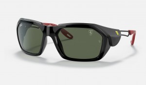 Ray Ban RB4367m Scuderia Ferrari Collection Men's Sunglasses Green | 07845-PVXS