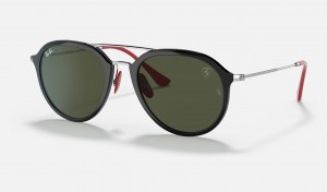 Ray Ban RB4369m Scuderia Ferrari Collection Women's Sunglasses Green | 15408-DSGE