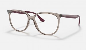 Ray Ban RB4378v Optics Women's Eyeglasses Grey | 06974-XLIW