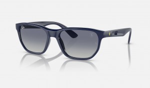 Ray Ban RB4404m Scuderia Ferrari Collection Men's Sunglasses Blue | 72184-BOHW