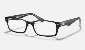 Ray Ban RB5206 Optics Men's Eyeglasses Black | 10783-JSCY