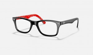 Ray Ban RB5228 Optics Men's Eyeglasses Black | 65219-LQTZ