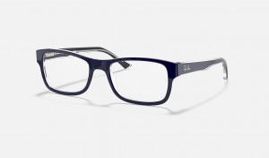 Ray Ban RB5268 Optics Men's Eyeglasses Blue | 90165-ARUY