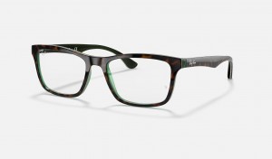 Ray Ban RB5279 Optics Men's Eyeglasses Green | 14928-WKES