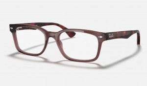 Ray Ban RB5286 Optics Women's Eyeglasses Brown | 03679-MXYP