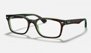 Ray Ban RB5286 Optics Women's Eyeglasses Green | 89126-JYUB