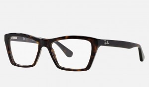 Ray Ban RB5316 Optics Women's Eyeglasses Black | 06723-OVWI