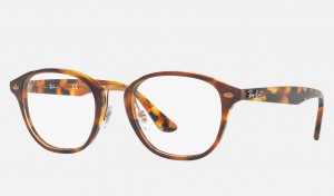 Ray Ban RB5355 Optics Women's Eyeglasses Brown | 48390-EARU