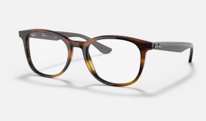 Ray Ban RB5356 Optics Men's Eyeglasses Black | 81907-TOUD