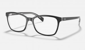 Ray Ban RB5362 Optics Women's Eyeglasses Black | 37290-SMLF