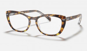 Ray Ban RB5366 Optics Women's Eyeglasses Gold | 09172-TKBV