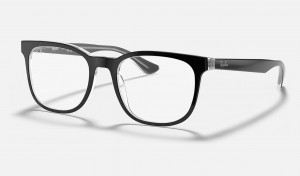 Ray Ban RB5369 Optics Men's Eyeglasses Black | 02135-UDSA