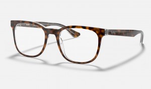 Ray Ban RB5369 Optics Men's Eyeglasses Brown | 24185-TXQN