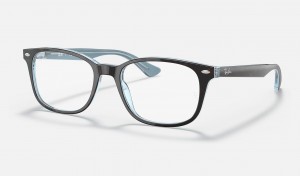 Ray Ban RB5375 Optics Men's Eyeglasses Blue | 82706-DXRH