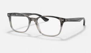 Ray Ban RB5375 Optics Men's Eyeglasses Grey | 82417-BUXG