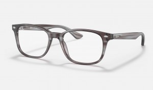 Ray Ban RB5375 Optics Men's Eyeglasses Grey | 78201-SNZX