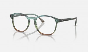 Ray Ban RB5417 Optics Men's Eyeglasses Green | 19826-EHYP