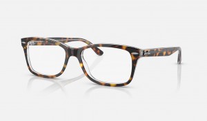 Ray Ban RB5428 Optics Men's Eyeglasses Brown | 58031-YSIV