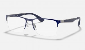 Ray Ban RB6335 Optics Men's Eyeglasses Blue | 69320-VKFC