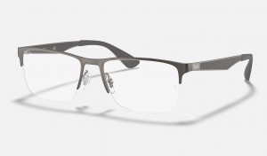 Ray Ban RB6335 Optics Men's Eyeglasses Grey | 96418-SOIM