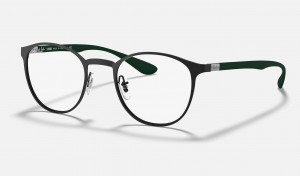 Ray Ban RB6355 Optics Men's Eyeglasses Black | 72193-QAUI