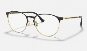 Ray Ban RB6375 Optics Women's Eyeglasses Gold | 93254-KVZF