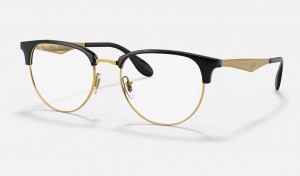 Ray Ban RB6396 Optics Men's Eyeglasses Gold | 76810-HNWP