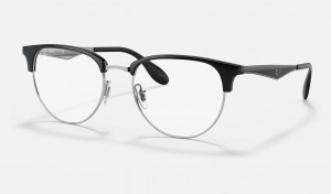 Ray Ban RB6396 Optics Men's Eyeglasses Silver | 97043-ZHGU