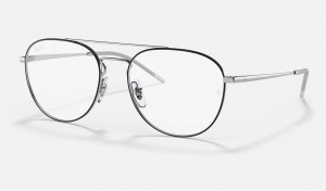 Ray Ban RB6414 Optics Men's Eyeglasses Silver | 34619-POCZ