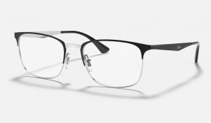 Ray Ban RB6421 Optics Men's Eyeglasses Black | 86372-YRMP