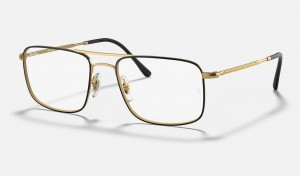 Ray Ban RB6434 Optics Men's Eyeglasses Gold | 70238-VSIW