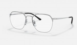 Ray Ban RB6444 Optics Men's Eyeglasses Silver | 56793-TNAY