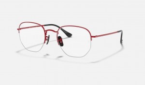 Ray Ban RB6448m Scuderia Ferrari Collection Women's Eyeglasses Red | 45273-AZJC