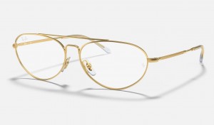 Ray Ban RB6454 Optics Men's Eyeglasses Gold | 62850-FRAL