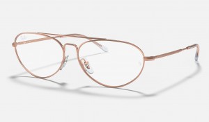 Ray Ban RB6454 Optics Men's Eyeglasses Gold | 29401-XKLN