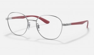 Ray Ban RB6461 Optics Men's Eyeglasses Silver | 25317-BPEM