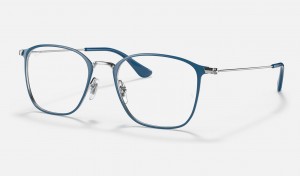 Ray Ban RB6466 Optics Men's Eyeglasses Blue | 85732-MVAZ