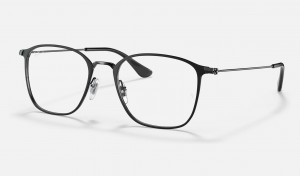 Ray Ban RB6466 Optics Women's Eyeglasses Black | 49385-QLCT