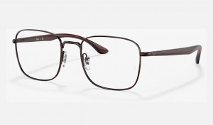 Ray Ban RB6469 Optics Men's Eyeglasses Brown | 05176-MENI