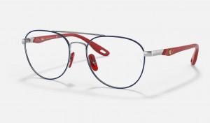 Ray Ban RB6473m Scuderia Ferrari Collection Women's Eyeglasses Blue | 31504-UWOD