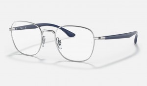 Ray Ban RB6477 Optics Men's Eyeglasses Silver | 96324-LIOS