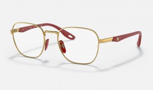 Ray Ban RB6484m Scuderia Ferrari Collection Women's Eyeglasses Gold | 73216-FGIE