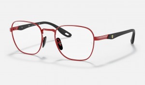 Ray Ban RB6484m Scuderia Ferrari Collection Men's Eyeglasses Red | 79038-EYKC