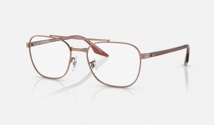 Ray Ban RB6485 Optics Men's Eyeglasses Copper | 94805-ZVCU