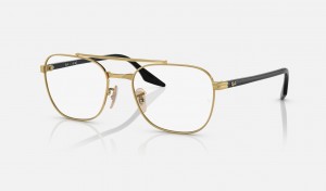 Ray Ban RB6485 Optics Men's Eyeglasses Gold | 37061-ITHO