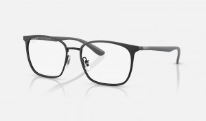 Ray Ban RB6486 Optics Men's Eyeglasses Black | 50894-UVJB