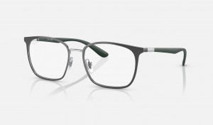 Ray Ban RB6486 Optics Men's Eyeglasses Grey | 76521-NGQS