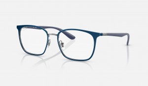 Ray Ban RB6486 Optics Women's Eyeglasses Blue | 65792-QUHN